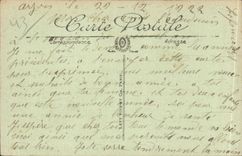 CPA Puy Ancien castle Castle Charles VII surmounts Statue Ssaint Joseph of Good hope