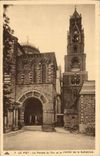 CPA Puy in Velay Le porch of For and bell-tower of the cathedral