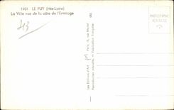 CPA Puy in Velay the city seen of the dimension of the hermitage