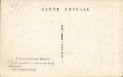 CPA Marmande banks of the Garonne