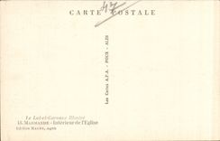 CPA Interior Marmande of the church