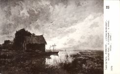 CPA Living room of Paris the pond of Bolmont