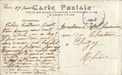 CPA Fantaisie Salon de 1907La vache noire par Andre Marchand