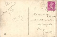 Dirtied CPA of Salat Pretty seen at the exit of the city on Salat