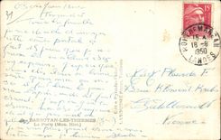 CPA Barbotan Thermal baths the door