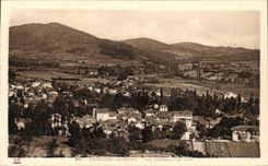 CPA Encausse les Bains View of the east