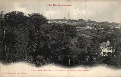 CPA Montrejeau the city and the castle of Capelle