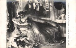 CPA Salons de Paris Entr acte par J M Avy