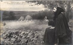 CPA Living room of 1907 Saint François d' Assise Preaching with the birds by Machado