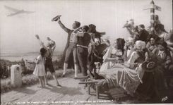 CPA Living room of Paris 1912 Bettanier the bird of Lorraine Alsace France