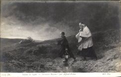 CPA Fantaisie Salon de 1906 Derniers rayons ! Par Alfred Weber