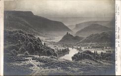 CPA Fantaisie Salon de 1908 le matin Bruyeres en fleurs Auvergne Didier Puget