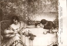 CPA Fantaisie Salon de 1913 Ridel la fin d'un reve