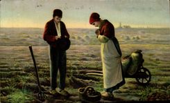 Peasant CPA Fantasy Millet