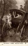 CPA Fantaisie Salon de Paris Deval prelude d'amour Ange Angel