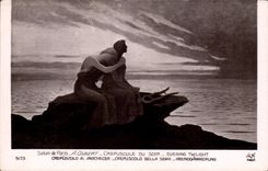 CPA Living room of Paris Osbert Twilight of the evening