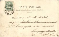 CPA Militaria Song of market