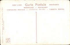 CPA Fantaisie Salons de Paris Mlle Genevieve Chaudey En Alsace