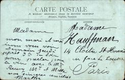 CPA Fantaisie Bellanger Au village Salon 1903