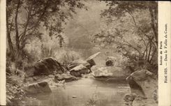 CPA Fantasy Living rooms of Paris Rene His In the valley of the Cousin