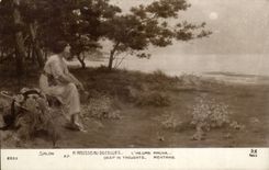 CPA Fantaisie Rousseau Living room Detect the mauve hour