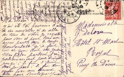 CPA Fantaisie Salon 1908 Miller La visite