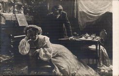 CPA Fantaisie Salons de Paris Leve Un nuage 