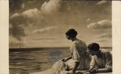 CPA Fantaisie Salons de Paris Lhemroels Les mouettes