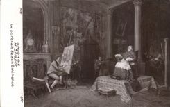 CPA Fantaisie Salon 1912 Brispot Le portrait de son eminence