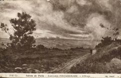 CPA Fantaisie Salons de Paris Fougerousse l'orage