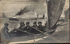 CPA Fantaisie La rentree au port par vent et mistral Montenard