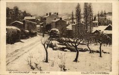 CPA Fantaisie De Chasteuneuf Neige Salon 1931 Chantereau
