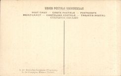 CPA Fantaisie Paris Dans la campagne de Rome Vaches Luxembourg