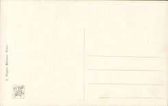 CPA Fantaisie Salon 1912 Petit Gerard La vision Militaria poilu