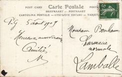 CPA Fantaisie Salon de 1909 Crepuscule d'or Osbert