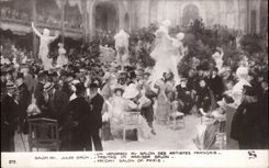 CPA Fantaisie Salon 1911 Jules GRun Un vendredi au salon des artistes francais