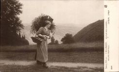 CPA Fantaisie Salon 1914 Bellanger Retour des champs