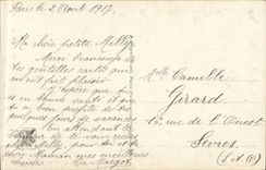 CPA Fantaisie Renard Prise de voile