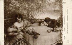 CPA Fantaisie Salon de Paris Ridel la fin d'un reve