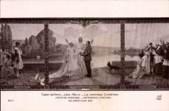 CPA Fantaisie Salon de Paris Leon Felix le mariage chretien 