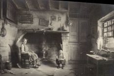 CPA Fantaisie Grondard Interieur campagnard