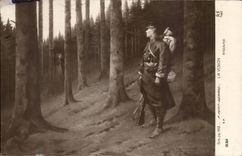 CPA Fantaisie Salon 1912 petit Gerard Le vision Militaria 