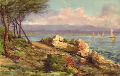 CPA Fantaisie Paysage