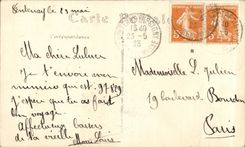 CPA Fantaisie Paris Musee du Louvre Boucher Le nid