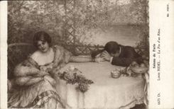 CPA Fantaisie Salons de Paris Louis ridel la fin d'un reve