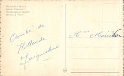 CPA the Netherlands Hollandse Molen Moulon Windmill