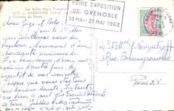 CPSM Sassenage the large cascade of Furon