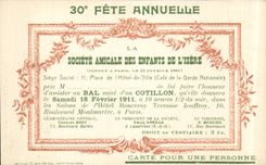 CPA Sassenage tanks With the back: Annual festival Places town hall Paris February 1911 Little running