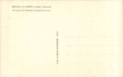 CPA Bourg of Sirod Cascades in tail of horse to the loss of Ain