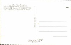 CPSM Environs of the Tool bag of Allevard Fund of France the cascade of Pissou